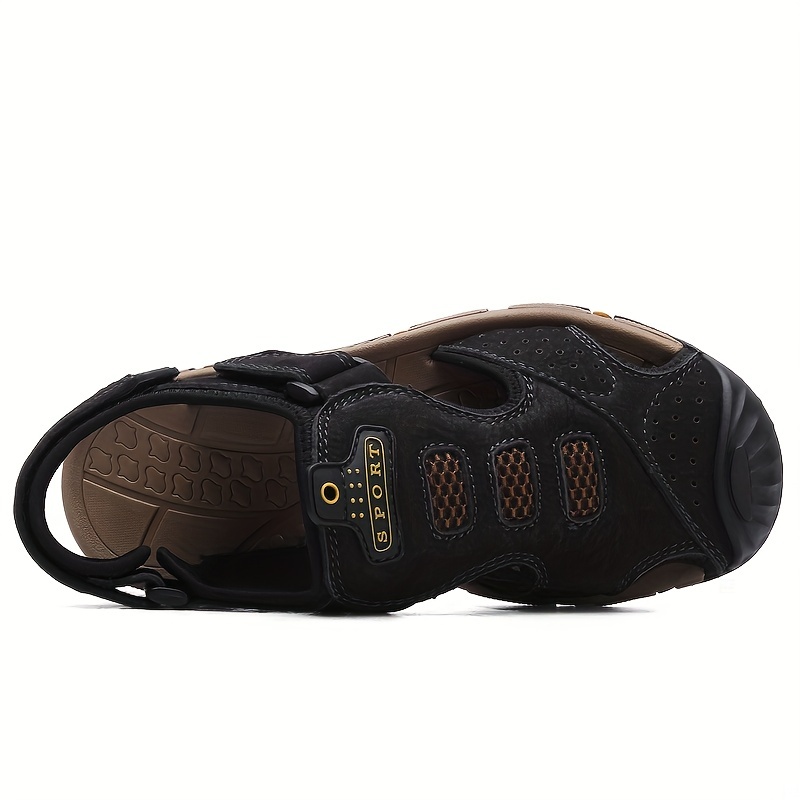 Men's Non slip Sandals Quick Dry Closed Toe Rubber Sole Beach Shoes