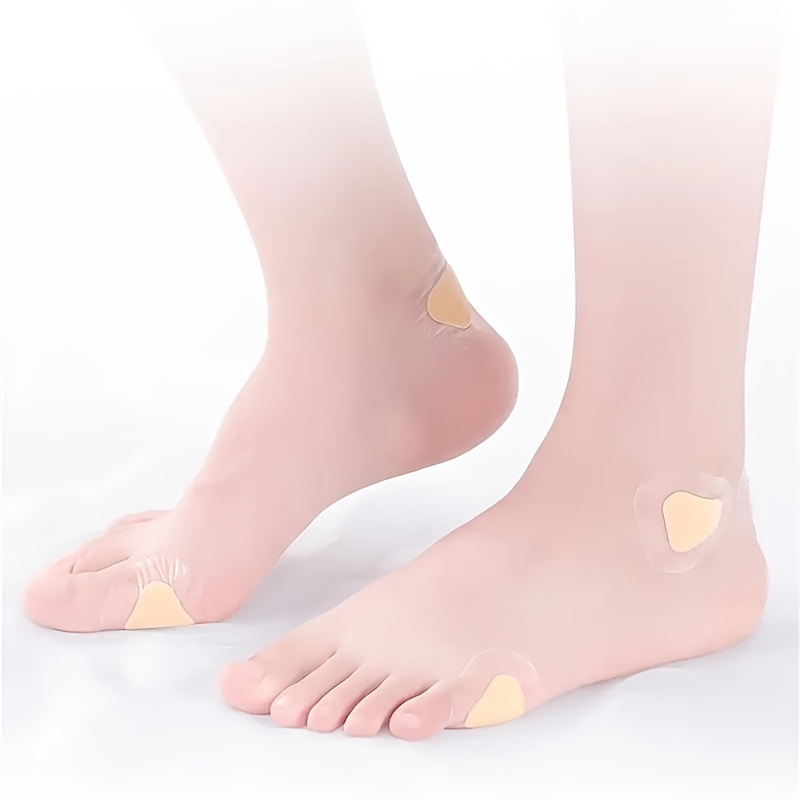 10/30pcs Gel Heel Protector, Foot Sticker, Sticky Blister Pad Heel Liner Shoe Sticker Foot Care Pad