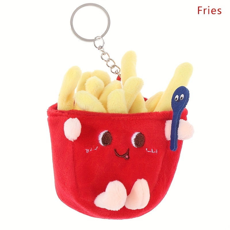 Cheese Hot Dog Plush Pendant Bag Pendant Cheese Hot Dog Cute - Temu