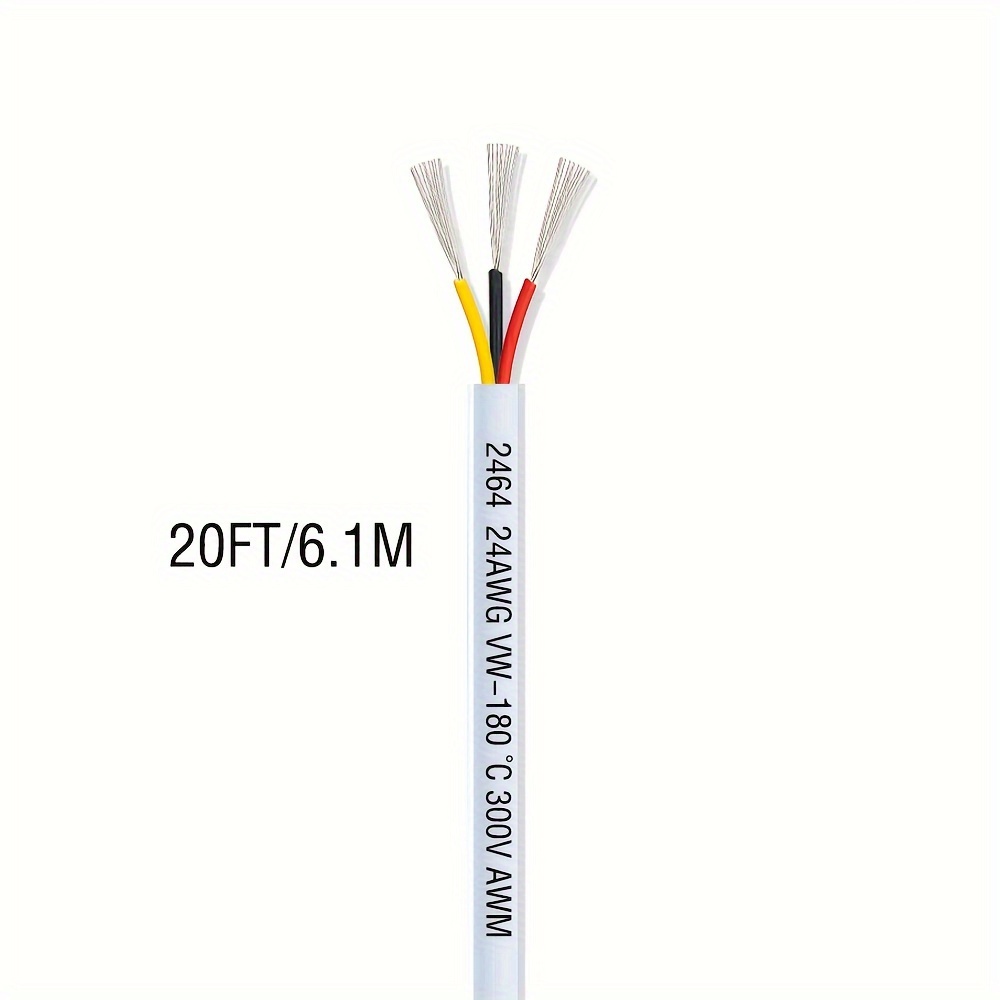 24awg 2×0,2mm² Elektrischer Draht Kabel 2 adrig Verlängerungskabel