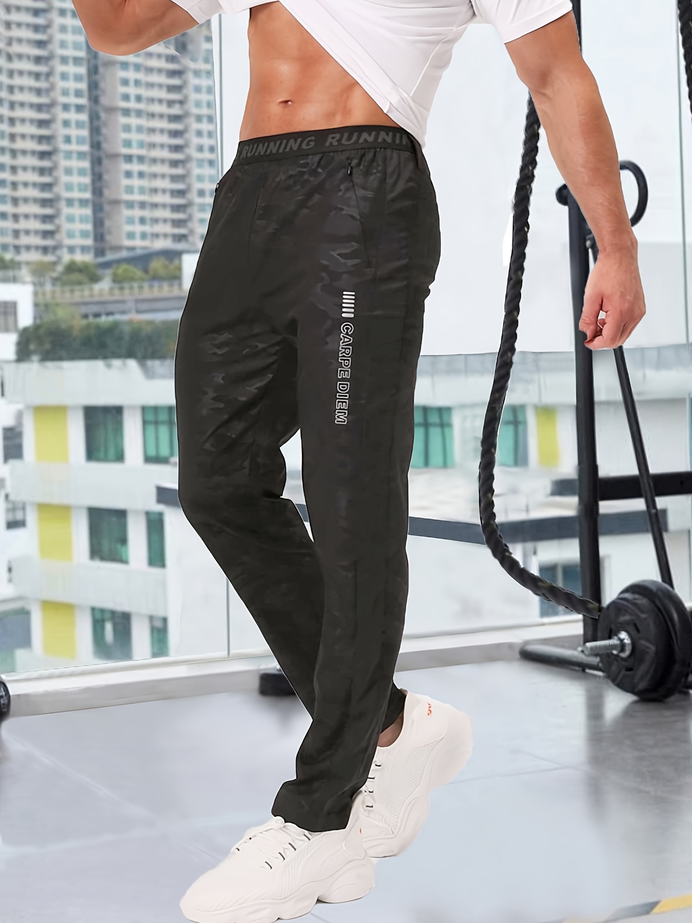 Man's Casual Activewear Jogger Track Pants Sweatpants Sports Workout  Trousers