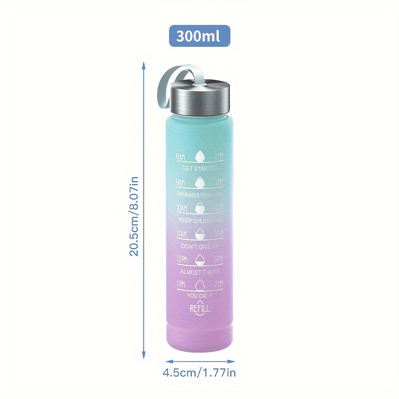 Sports Water Bottle, Non-toxic Plastic Motivational Fitness Water Jug With  Time Marker, The Best Companion For Exercise, Fitness, Outdoor Travel - Temu