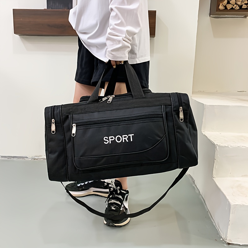 RVUEM Porta Abiti Impermeabili, Elegante Borsa Porta Abiti, Borsa da  Palestra Sportiva da Viaggio, Grande Borsone in Pelle Sintetica, con  Custodia per