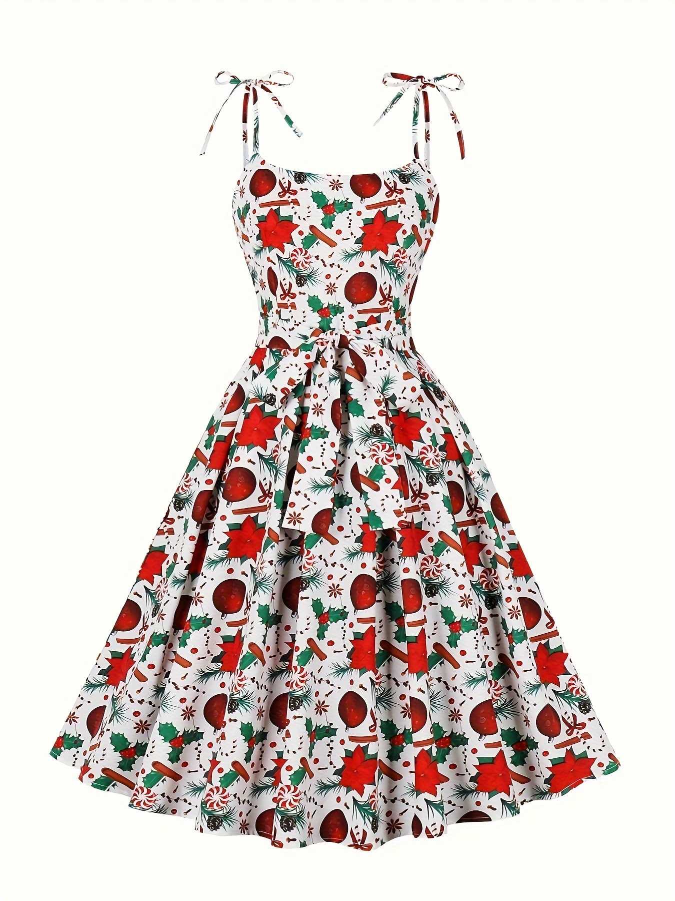 Disfraz de Vestido Cerezas Años 50 para mujer
