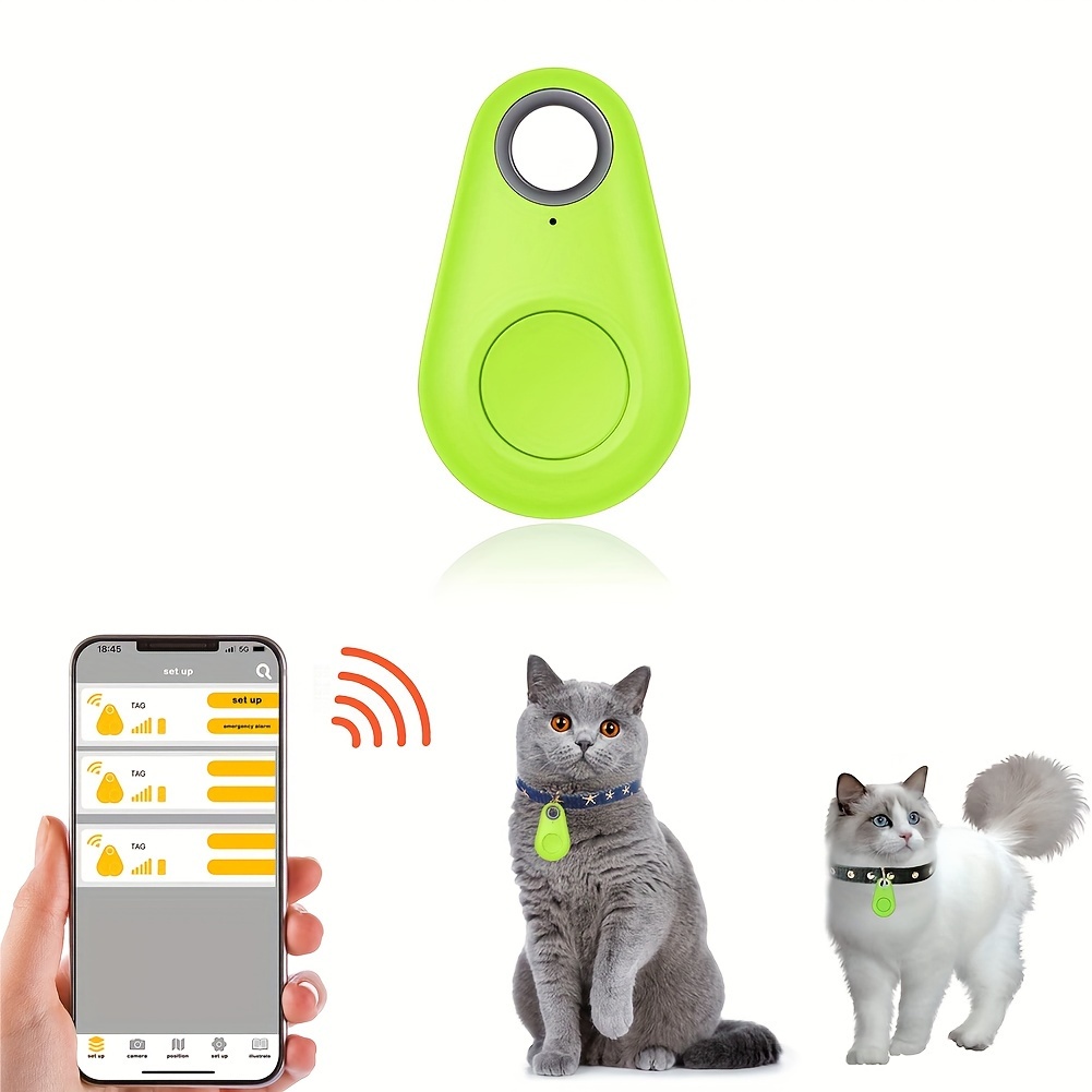 Dispositivo miniatura de rastreo GPS para perros, localizador de  aplicaciones sin tarifa mensual, dispositivo inteligente antipérdida con  Bluetooth