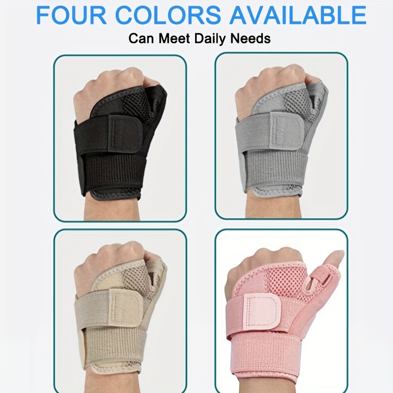 Finger Wrist Guard Thumb Splint Brace Sprains Tendonitis Temu