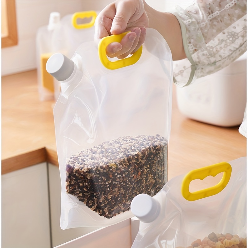 5pcs New Portable Kitchen Storage Food Snack Seal Sealing Bag