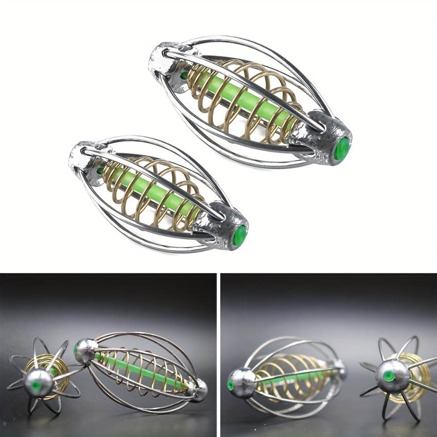 Wire Fishing Feeder Sinker Fishing Bait Basket Feeder Mould - Temu