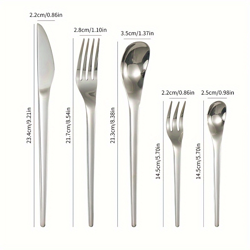 Stainless Steel Western Cutlery Set Include Steak Knife Fork Temu Qatar