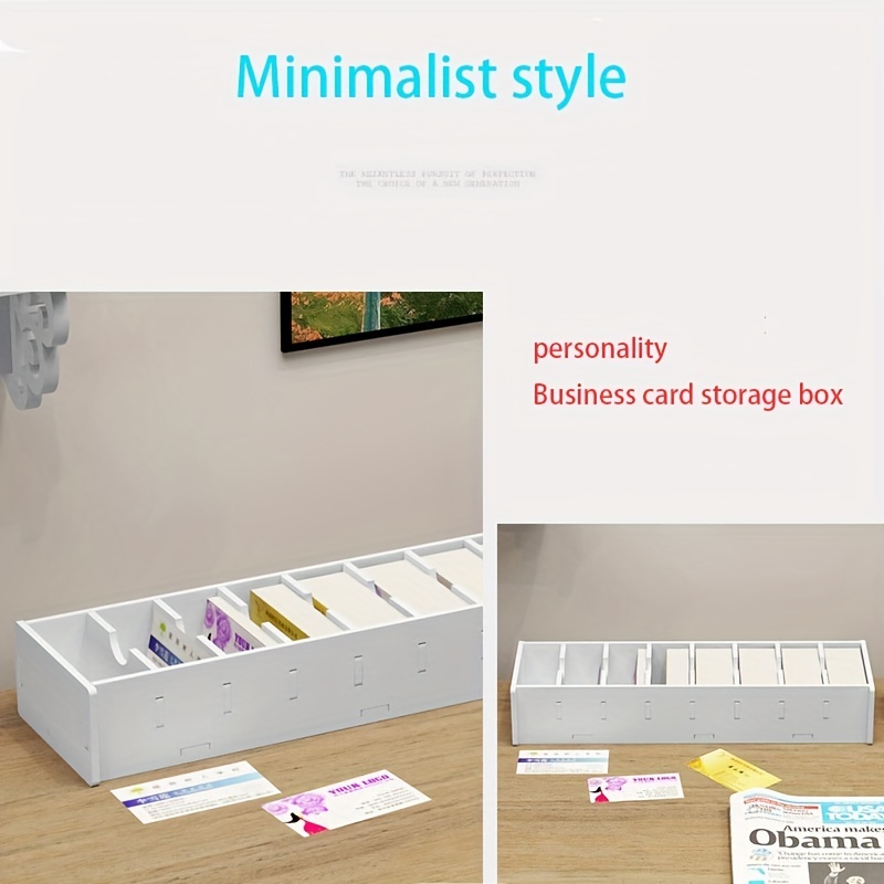 1 Hotel Front Desk Room Card Storage Box, Room Card Personalized Business  Card Box, Desktop Multi-layer Card Sorting Rack, Sorting Folder Storage Seat