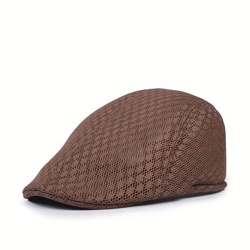 Breathable Mesh Berets For Sale For Men 9cm Wide Brim Sun Hat For