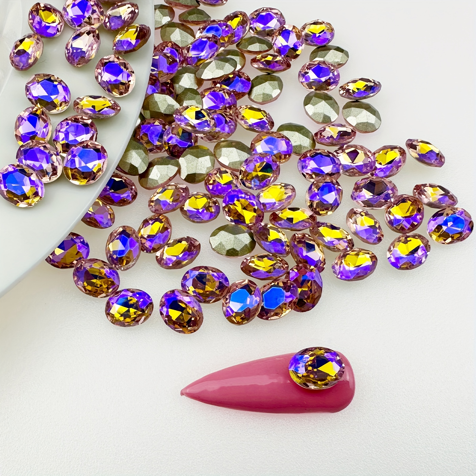 Dream Purple Rhinestones