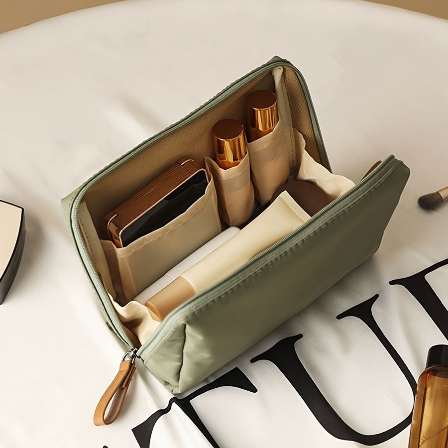Small Makeup Bag Trendy Fancy Tweed Design Storage Clutch - Temu