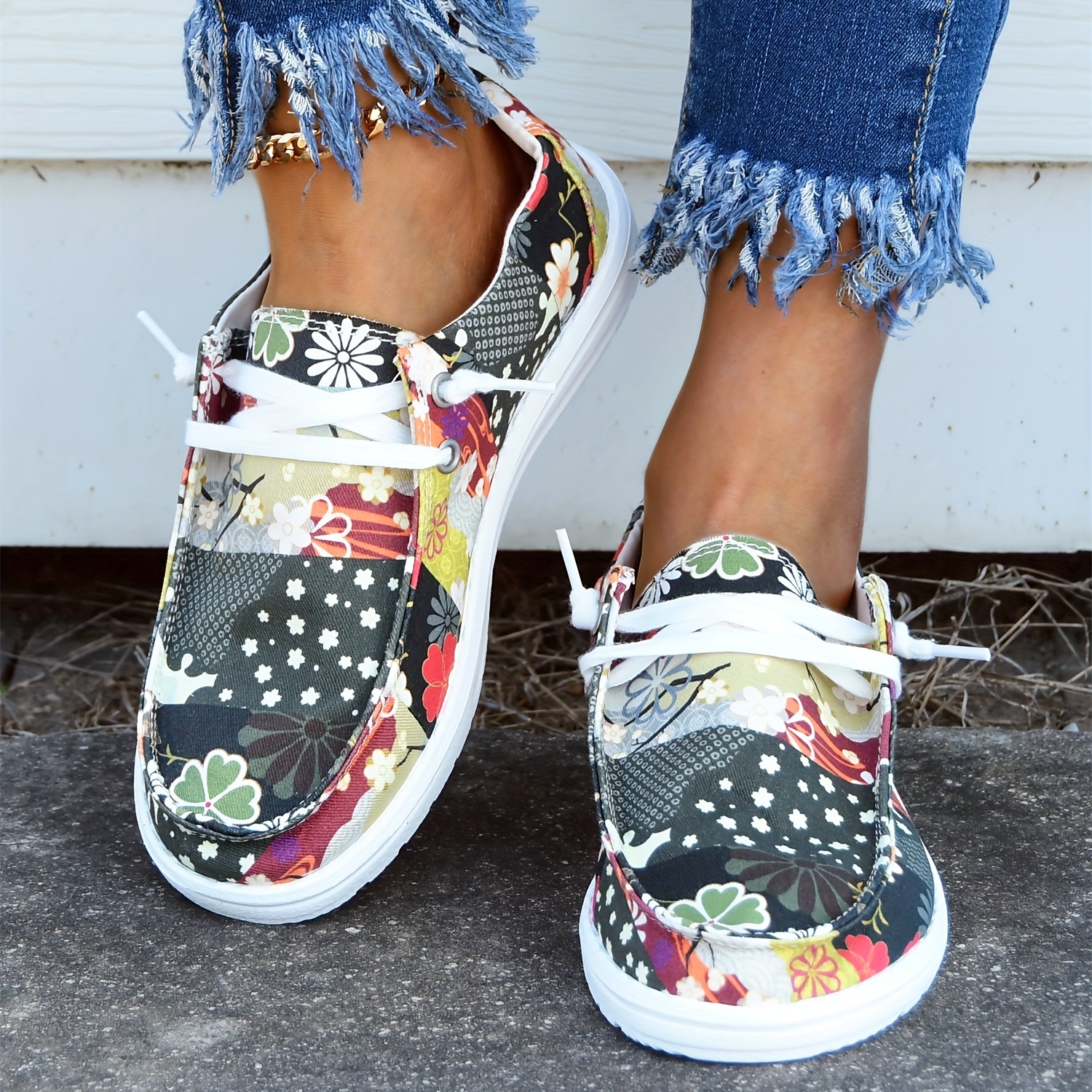 Hey Dude Shoes Floral Slip-Ons for Women