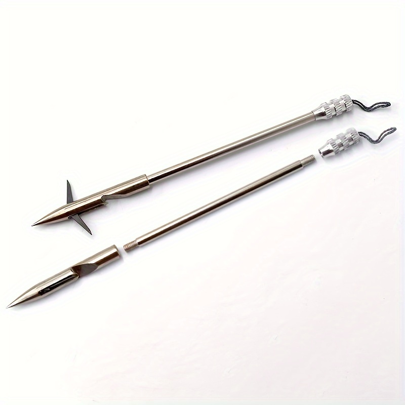 12Pcs 100 Grain Sharp Fishing Arrow Head Steel Tips for Compound Recurve  Bow