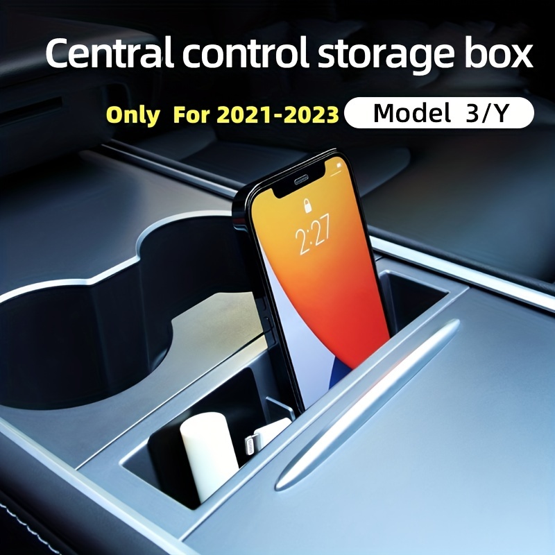Für 2021-2023 Modell 3 / Modell Y Zentrale Steuerung Handy-Aufbewahrungsbox  Armlehnenbox Für Innenraumdekoration - Temu Germany