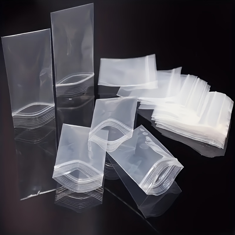 Pouches Gift Packaging PVC Plastic Zip Lock Bags Self Sealing Bag Jewelry  Bag