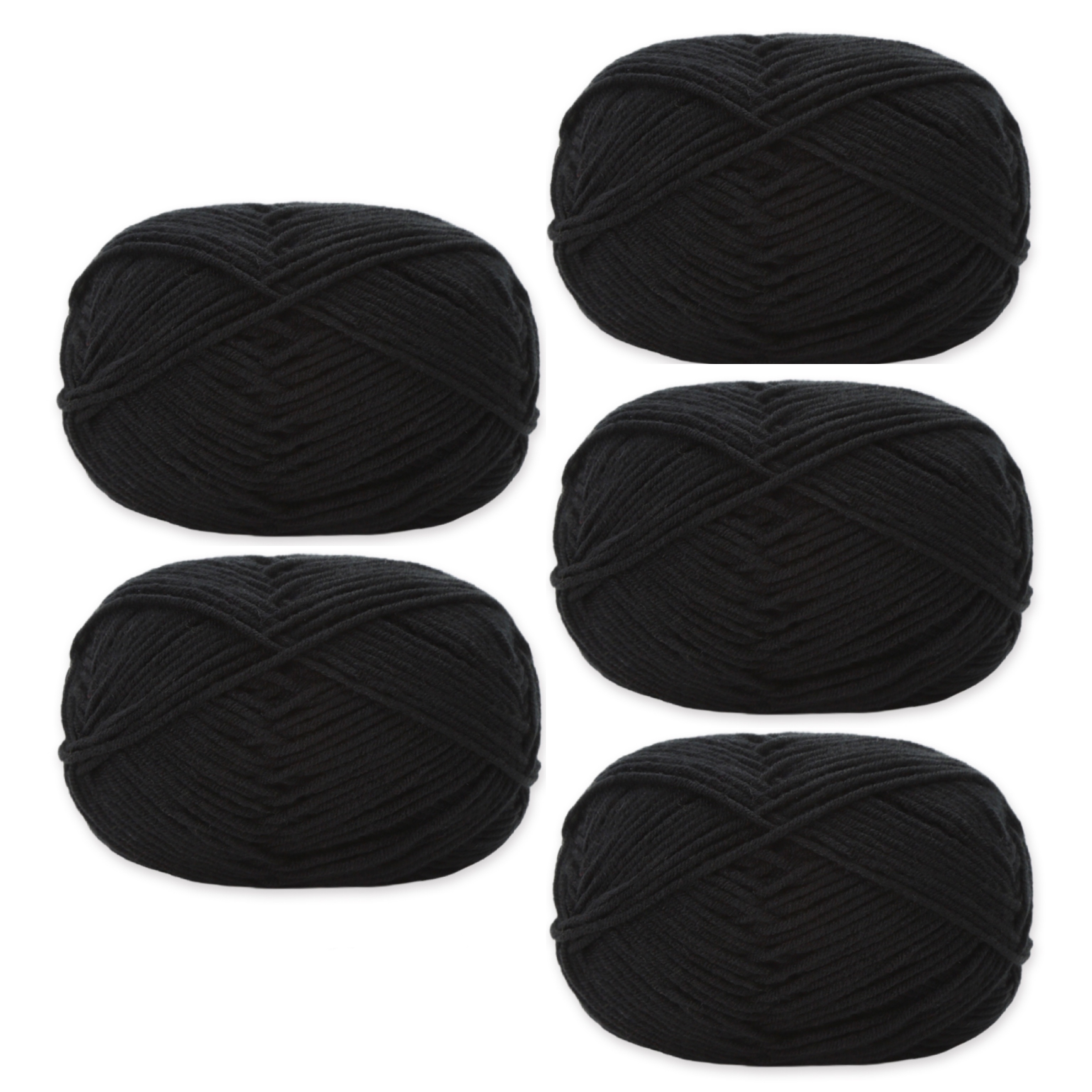 Black Yarn - 4 Ball Pack - Quality Yarn For Your Proud Project