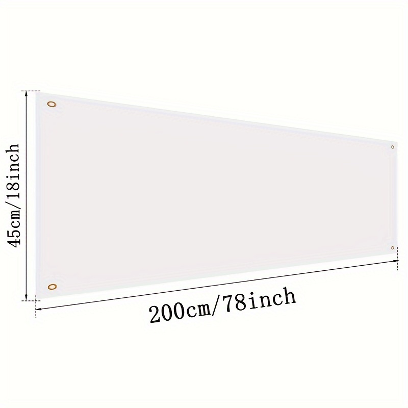 Polyester Cloth Blank Banners White Banner Signs With - Temu