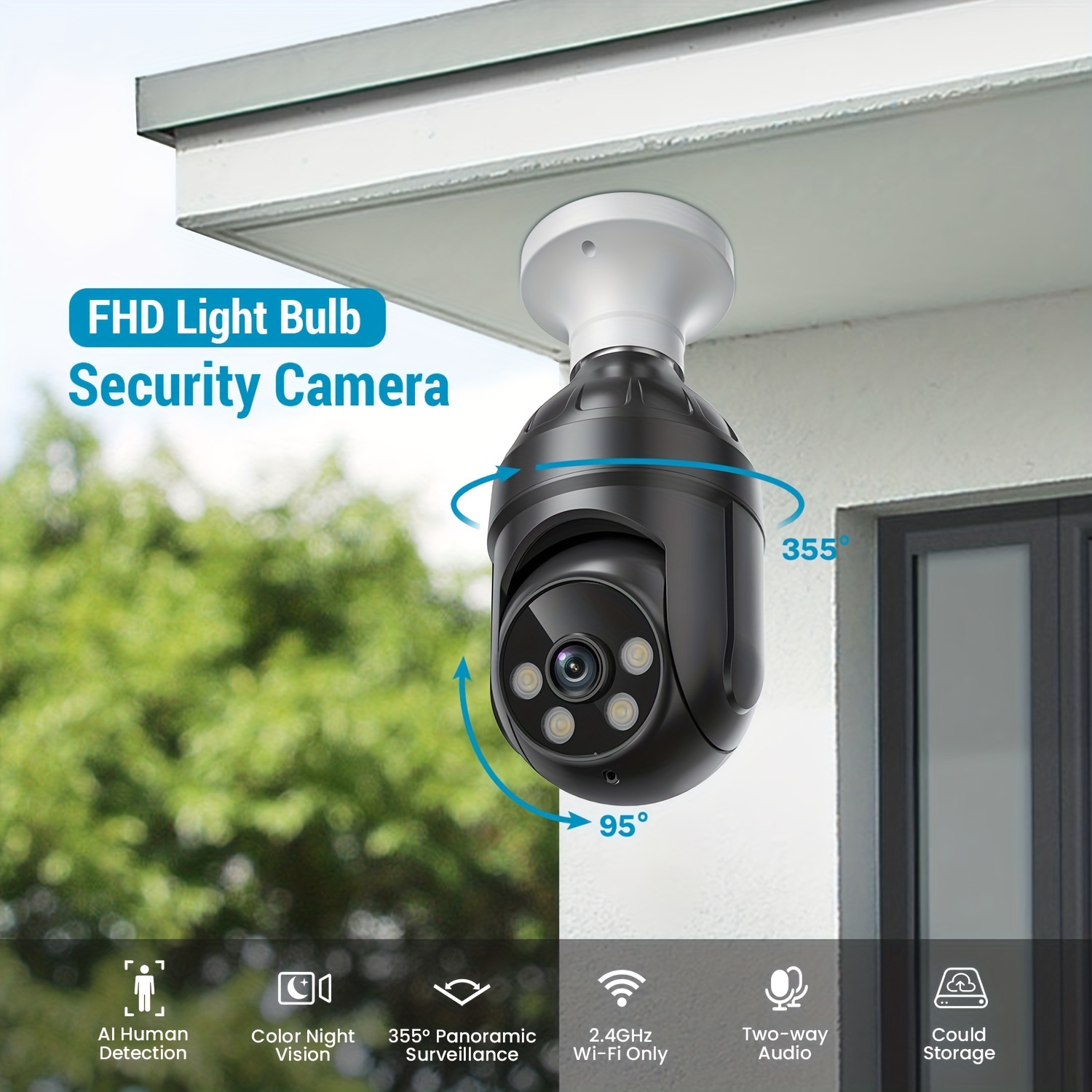 WIFI Camara De Seguridad Vigilancia Inalámbrica Wireless Security Camera  NUEVO