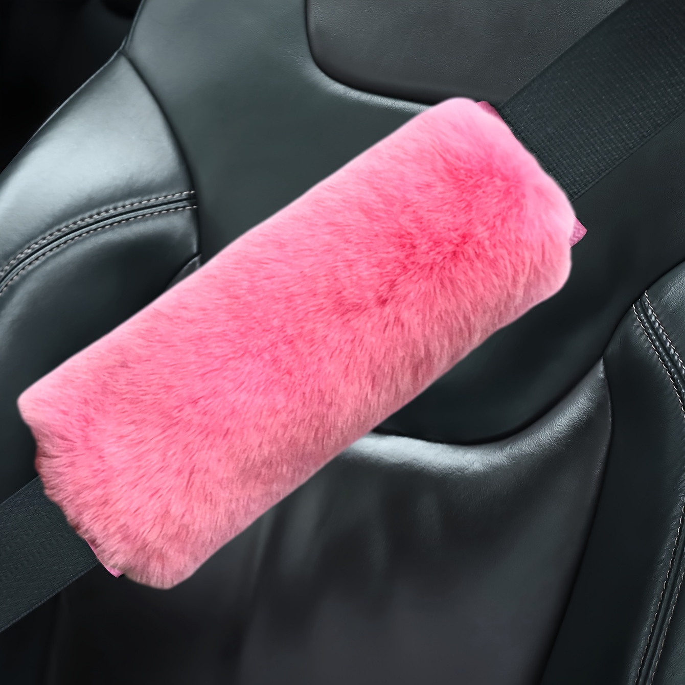 Unisex Soft Comfortable Warm Plush Car Seat Belt Shoulder - Temu