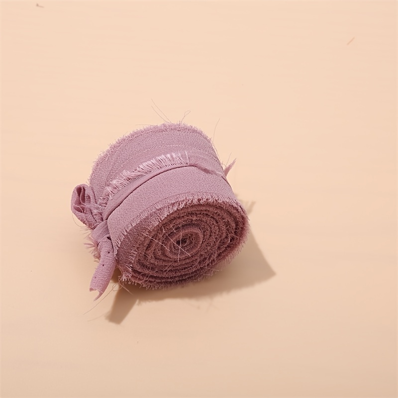 High quality Handmade Tassel Chiffon Silk Ribbon Cream - Temu