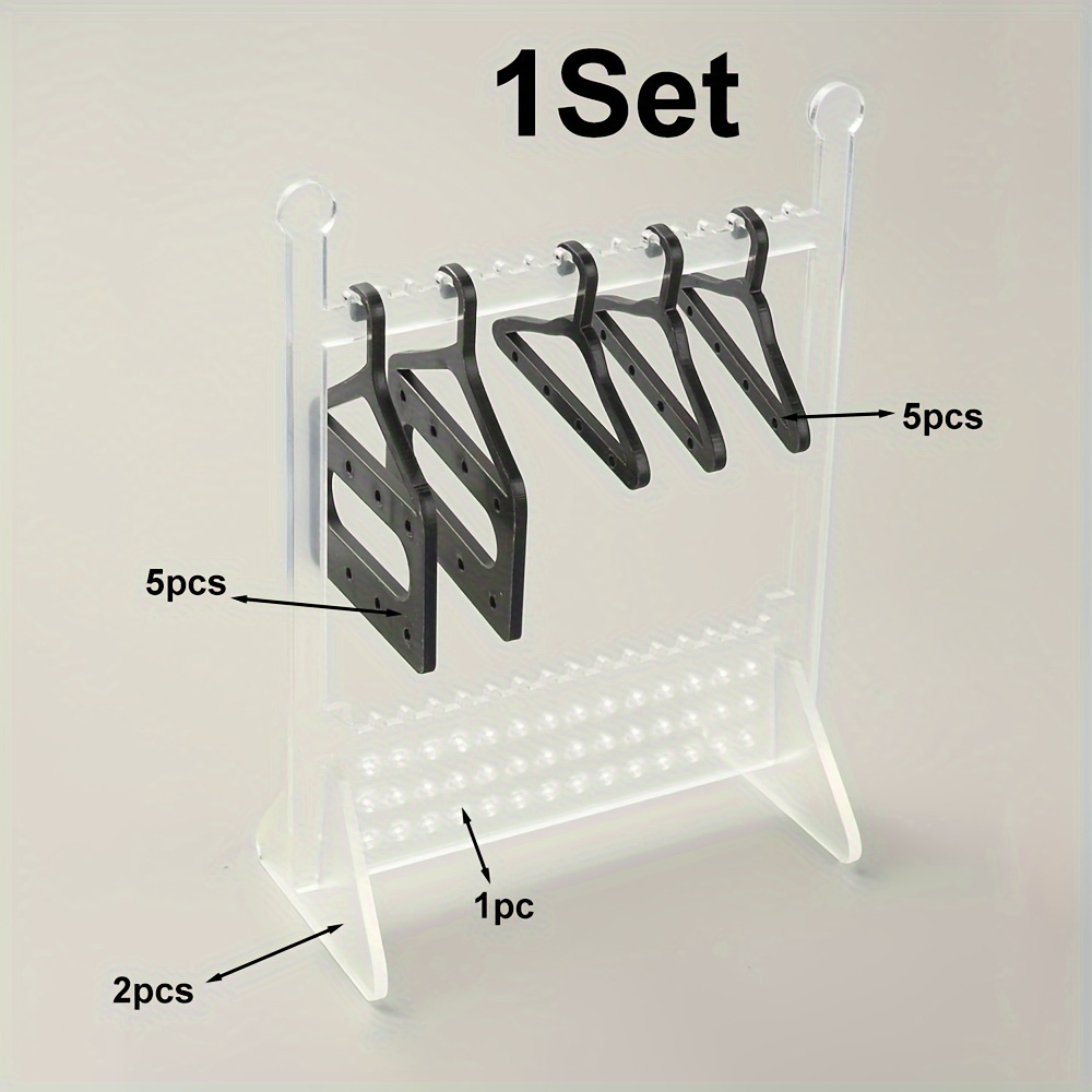 360 Rotating Earring Holder Stand Clear Earrings Organizer - Temu