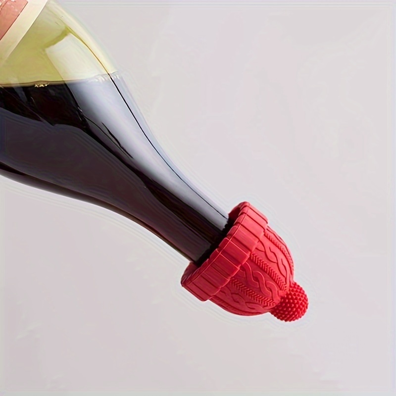 Nouveau bouchon de vin rouge en silicone Petite chaperon - Temu
