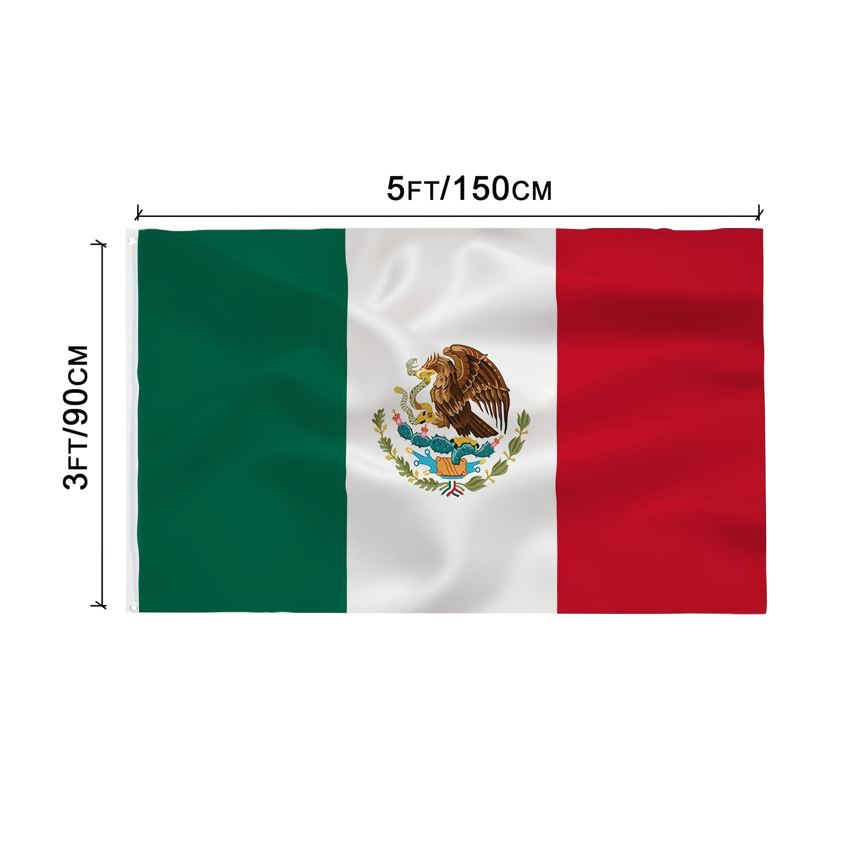 Mexican Pull Flag (large Flag) Plastic Carnival Banner - Temu