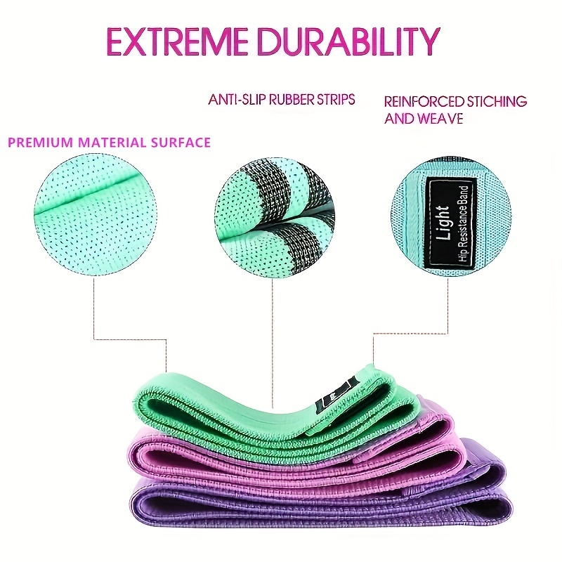 Non slip Elastic Squat Resistance Band Yoga Stretch Belt Hip - Temu