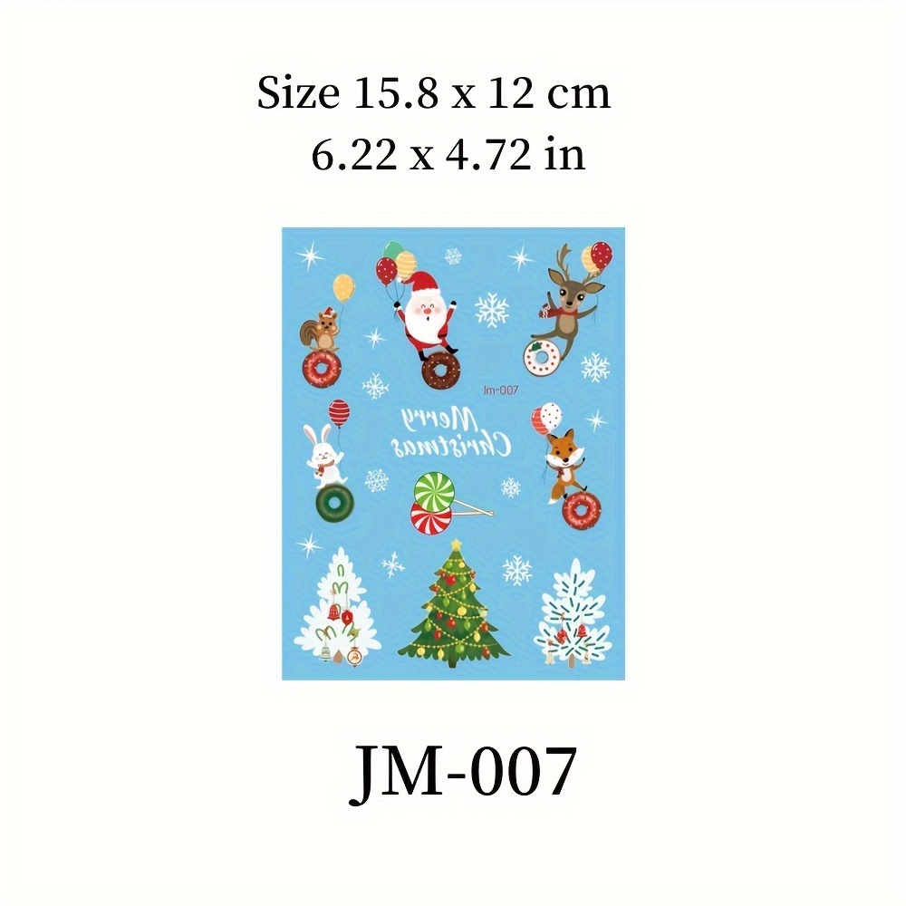 Merry Merry Christmas]new 12 Styles Waterproof Cartoon - Temu