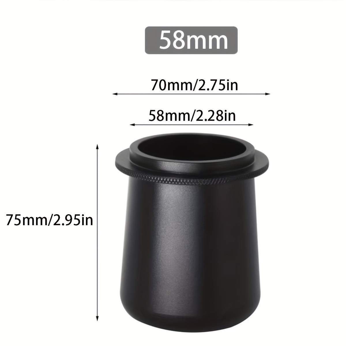 Tasse / goblet de dosage pour porte-filtre 58mm en inox – L'Heureux
