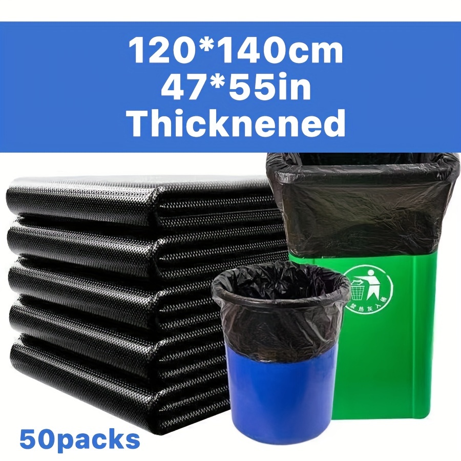 Extra Large Garbage Bags, Black Heavy Duty Garbage Bags Bulk, Contractor Garbage  Bags Garbage Bags Plastic Bags For Yard Garden Lawn Leaves Thick Heavy Garbage  Bags For Outdoor Building Storage - Temu