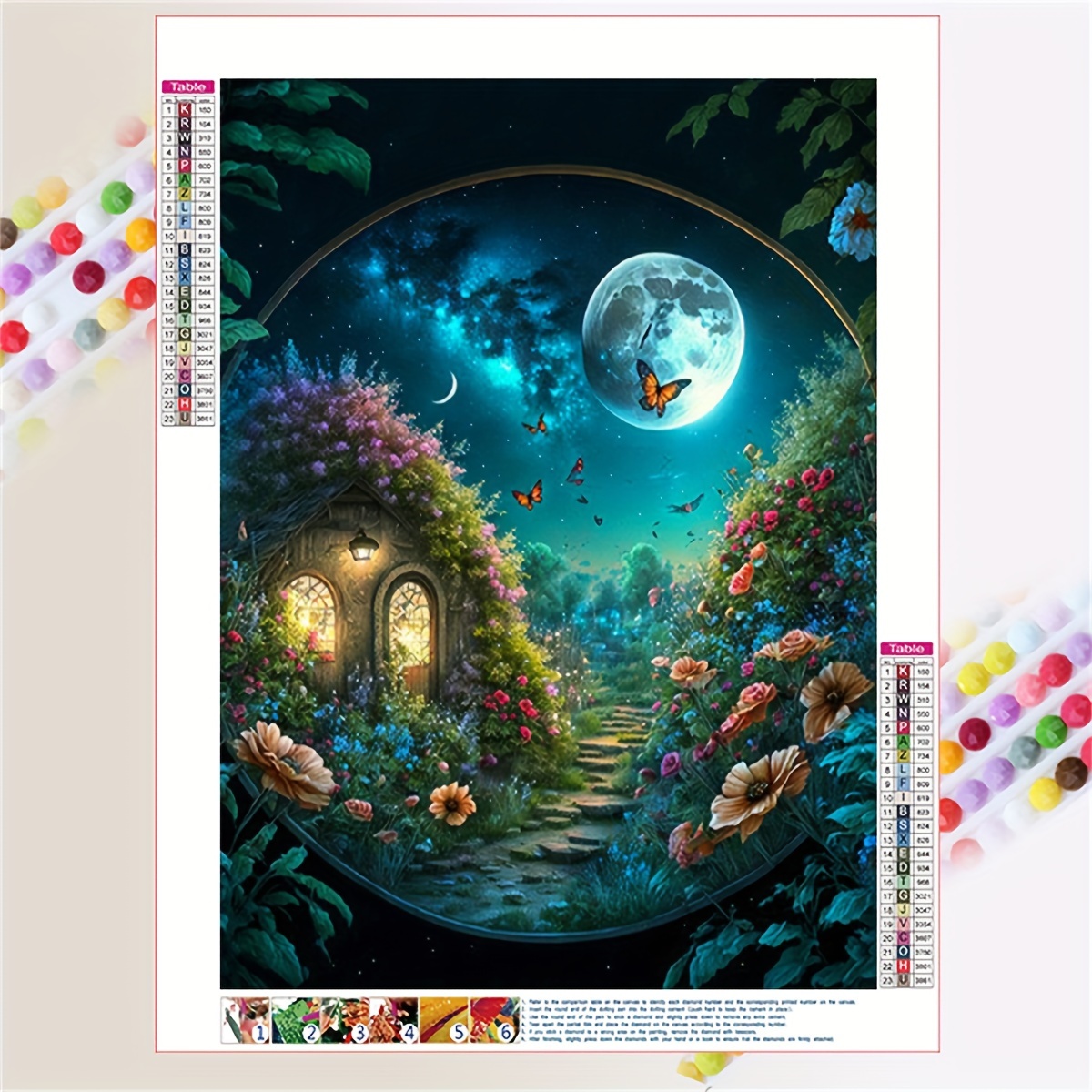 Diamond Painting Tool Kit Diy Handmade 5d Diamond Painting Set Landscape  Diamond Painting Full Diamond Embroidery Cross Stitch Painting Diamond  Painting Art Craft Used For Wall Decoration Home Decoration Ornaments  Christmas Without