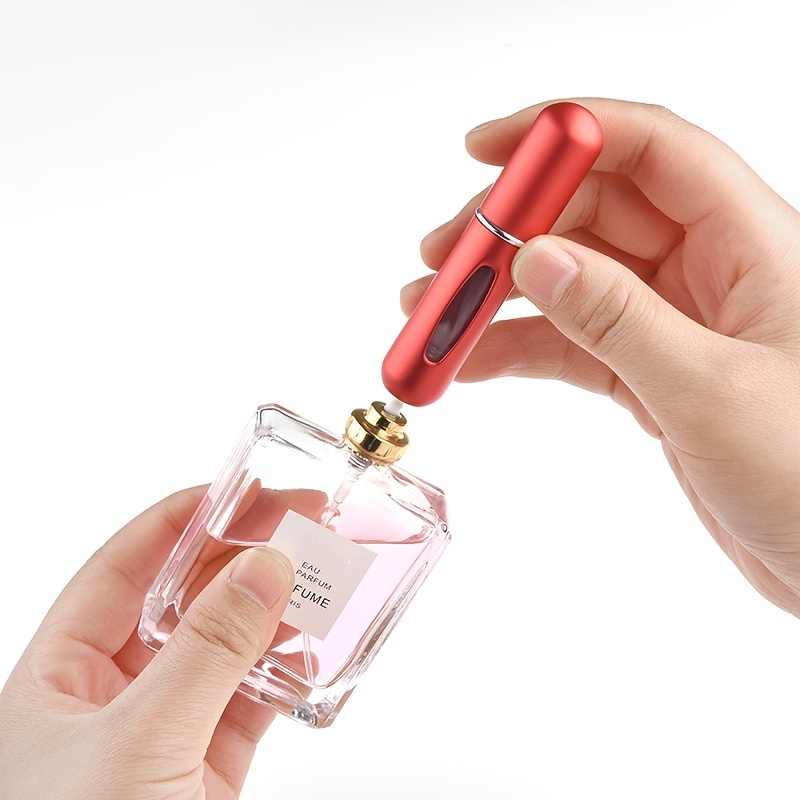 Travel Mini perfume Refillable Atomizer Container, Portable , Travel Size ,  Scent Pump Case, Fragrance Empty spray bottle for Traveling and Outgoing