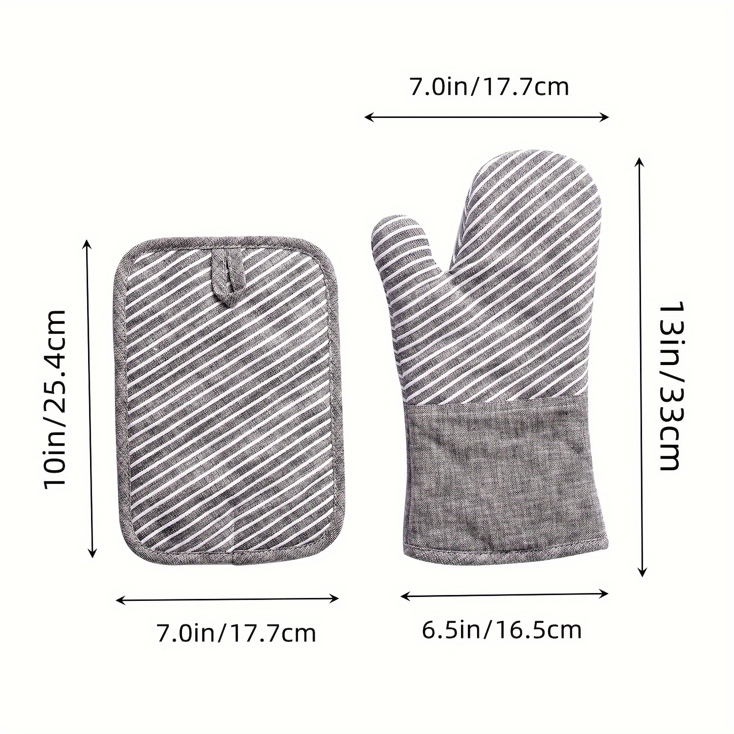 Oven Mitts Simple Style Heat Resistant Mitts Heat Insulation - Temu