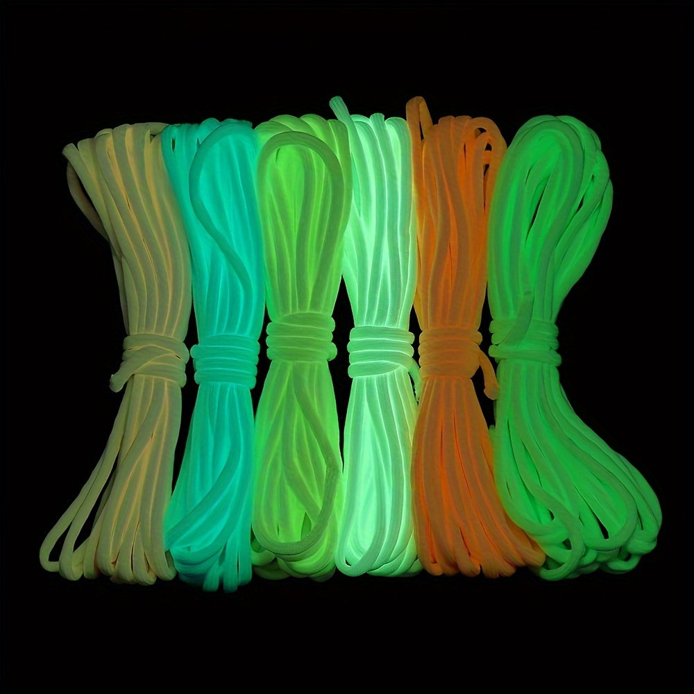 Luminous 7 Strands 16 4ft 4mm Fluorescent Rope For Camping Survival -  Sports & Outdoors - Temu