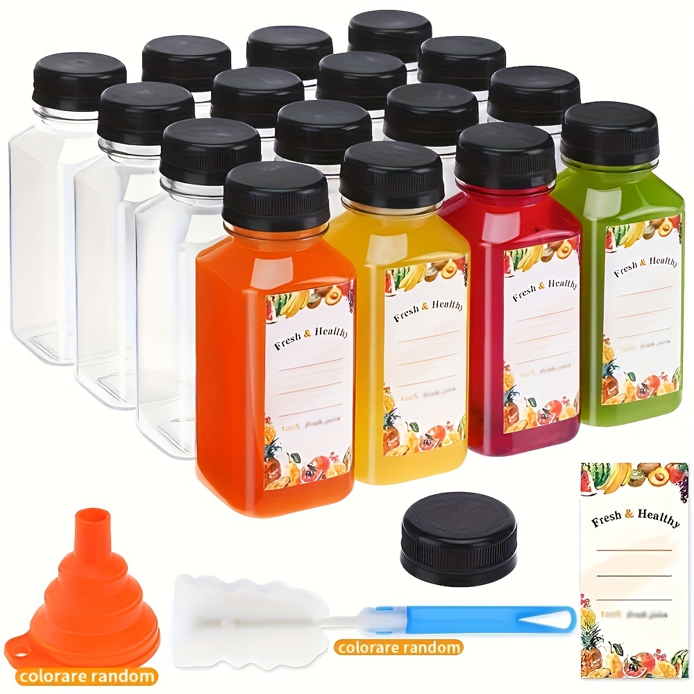 Plastic Juice Bottles With Bottles With - Temu