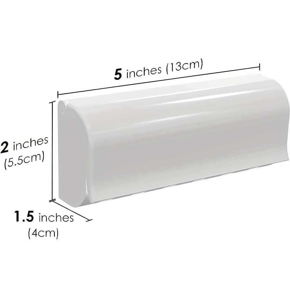 TEMU 1pc Toothbrush Holder With Cover, Wall Mounted Toothbrush Storage Rack, 6 Slots Toothbrush Storage Organizer, Toothbrush Hanger For Bathroom,