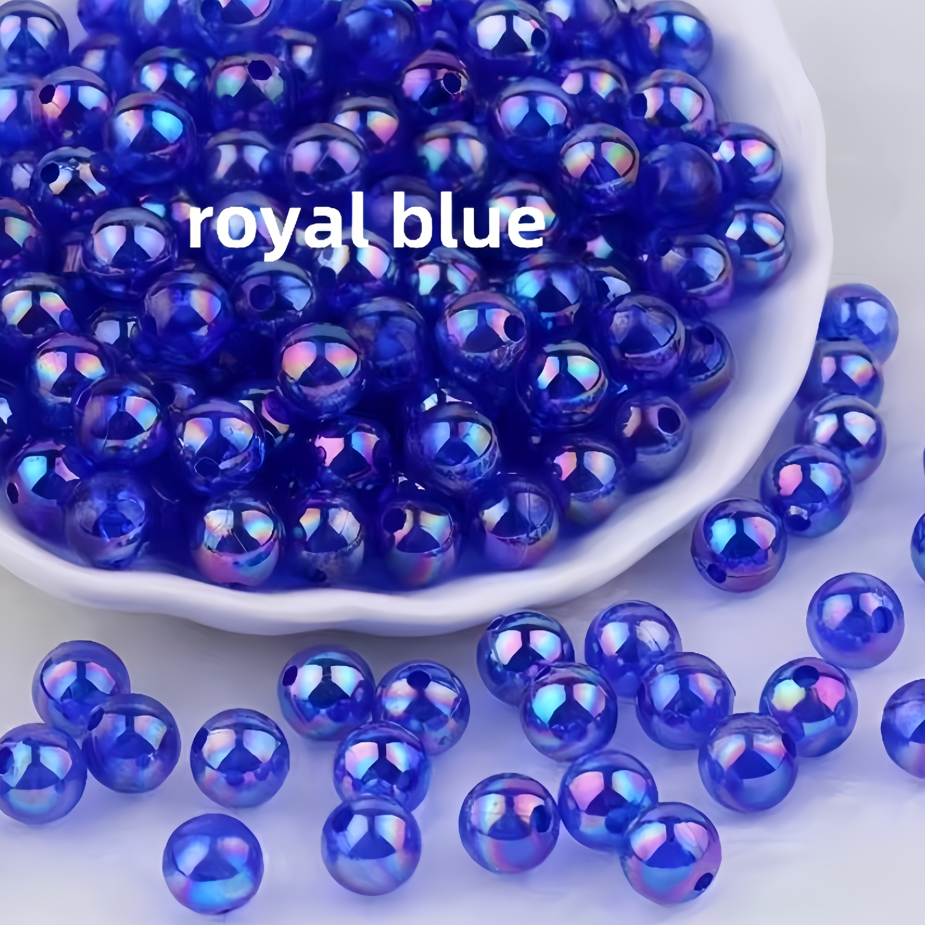 Colorful Artificial Pearl Illusion Beads Jewelry Making Diy Temu New