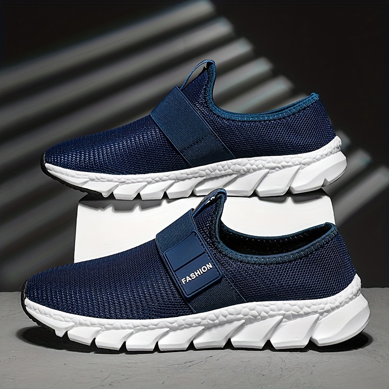 Men's Slip on Sneakers Lightweight Mesh Athletic Shoes