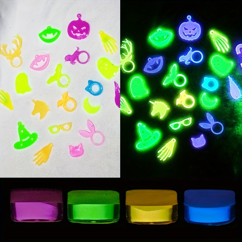 Glow in the Dark Dye, Luminous Colorant, Epoxy Resin Pigment, UV Re, MiniatureSweet, Kawaii Resin Crafts, Decoden Cabochons Supplies
