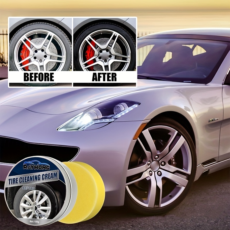 Car Tire Refurbishment Black And Bright Coating Paste Tire - Temu