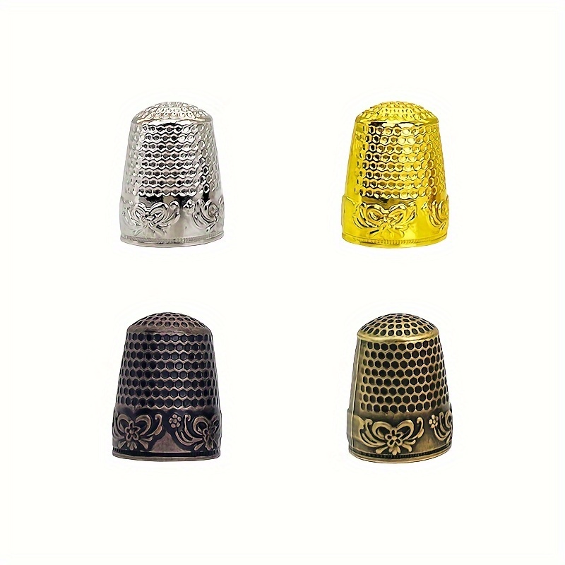 Vintage Sewing Thimble Stainless Steel Sewing Tailor Finger - Temu Japan