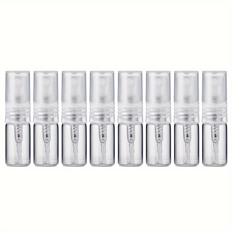 

8pcs 2ml Mini Perfume Glass Spray Bottle Empty Makeup Sample Container Cologne Atomizer Travel Essentials