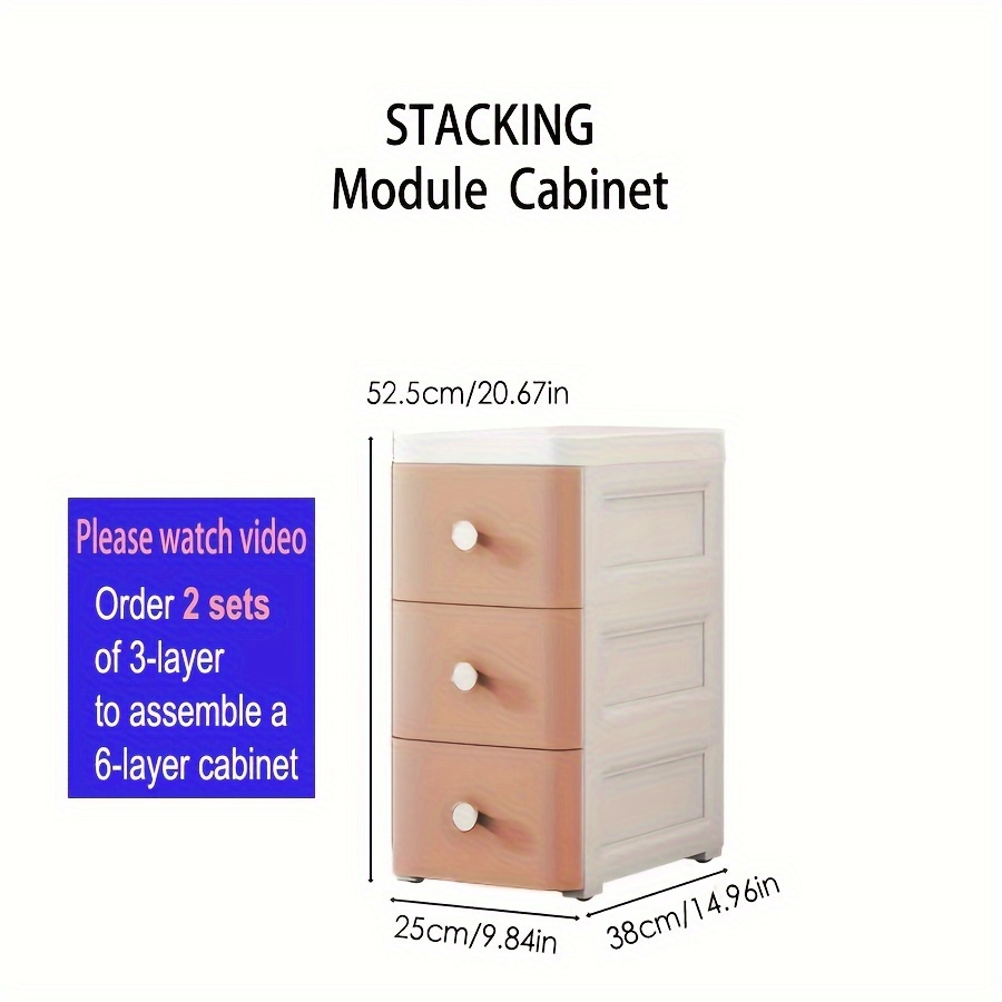 Corner Storage Drawer Cabinet Stackable Clothes Storage Box - Temu