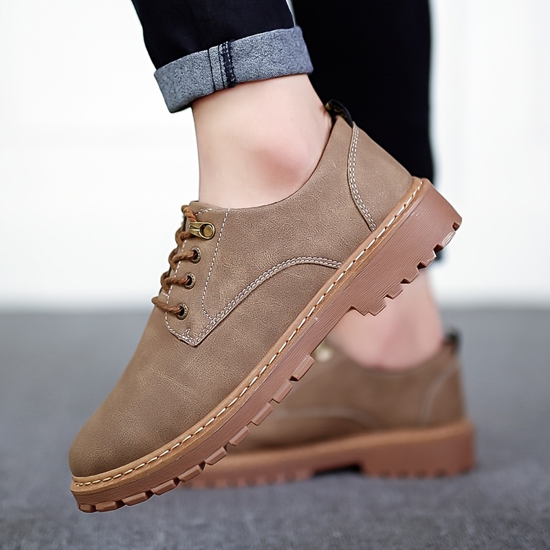 Men's Wear-resistant Lace-up Casual Shoes