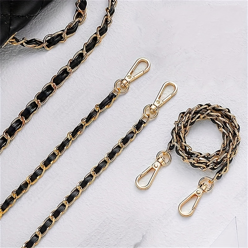 47 Adjustable Purse Strap Replacement with Buckles, Synthetic Leather  Chain Strap Bag Chain for Purse, Bag Strap Crossbody for Shoulder Cross  Body