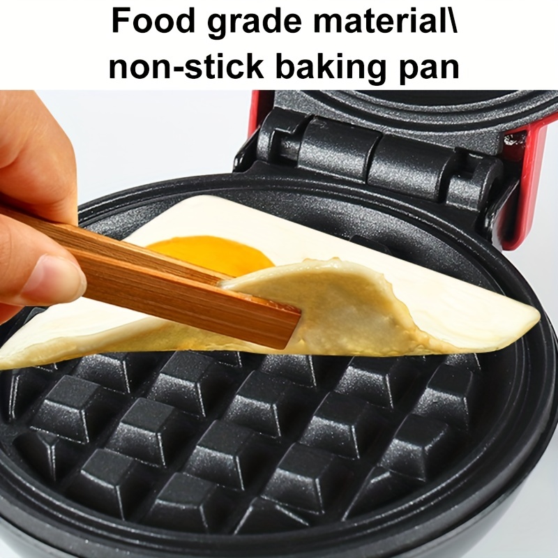 1pc Mini Waffle Maker, Non-stick Waffle Iron, Waffles, Paninis, Household  Cooking Machine, Must-have For Student Dormitory, Apartment, Small Kitchen  Appliance