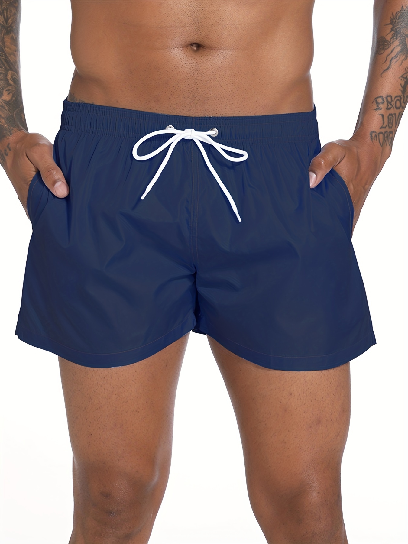 Men's Quick Drying Hawaiian Board Shorts, Casual Swim Trunks